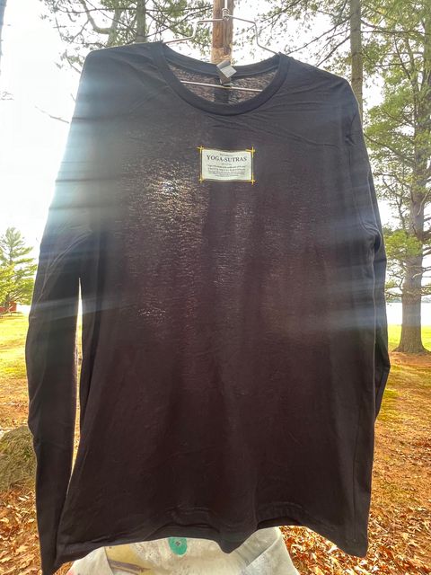 Yoga Sutras 1.2 Long Sleeve Unisex