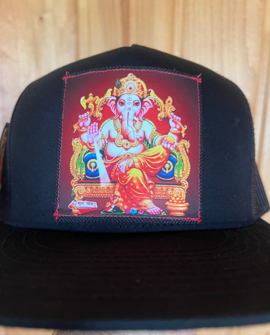 Ganesha High-Profile Hat (black)