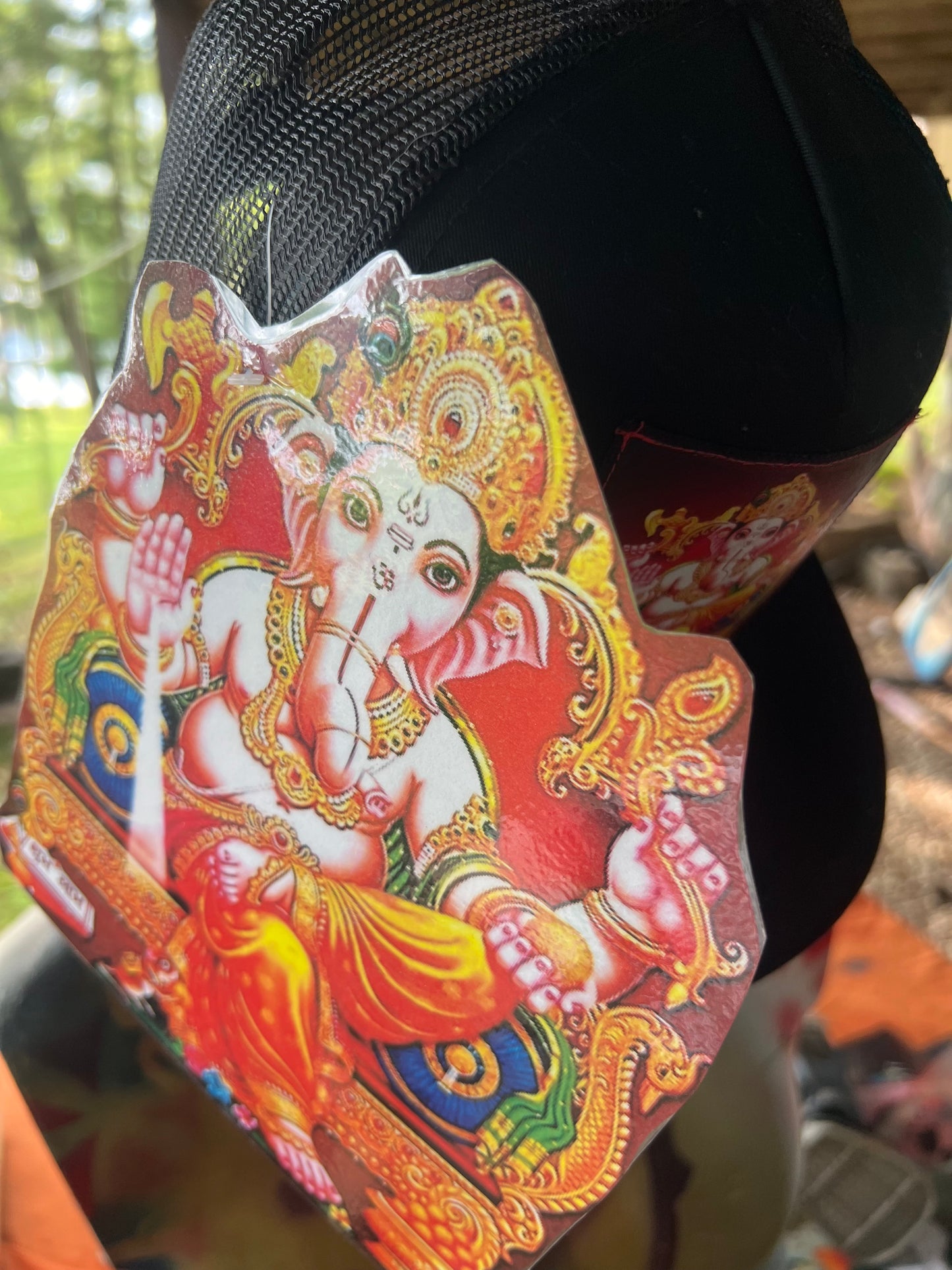 Ganesha High-Profile Hat (black)