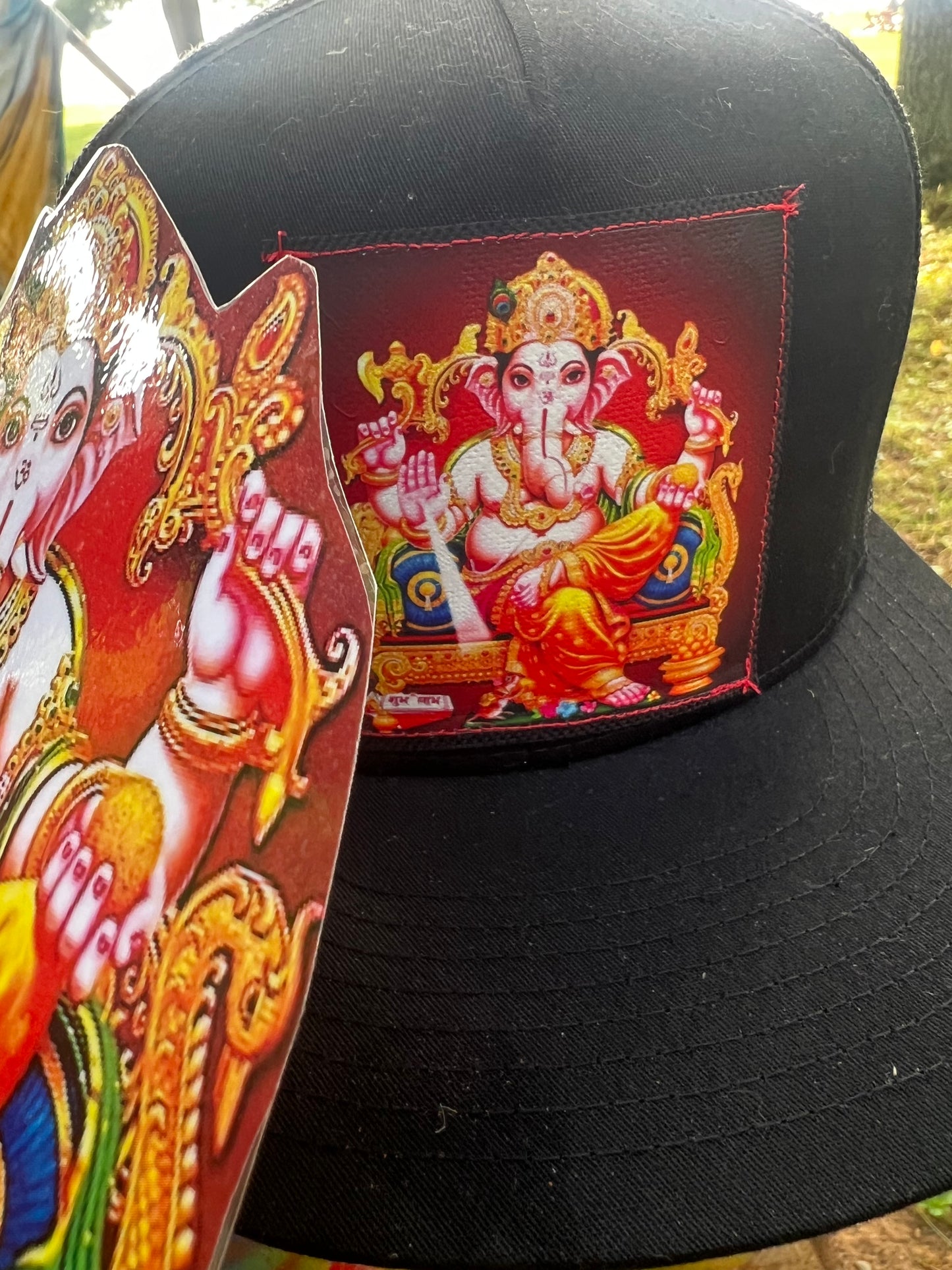 Ganesha High-Profile Hat (black)