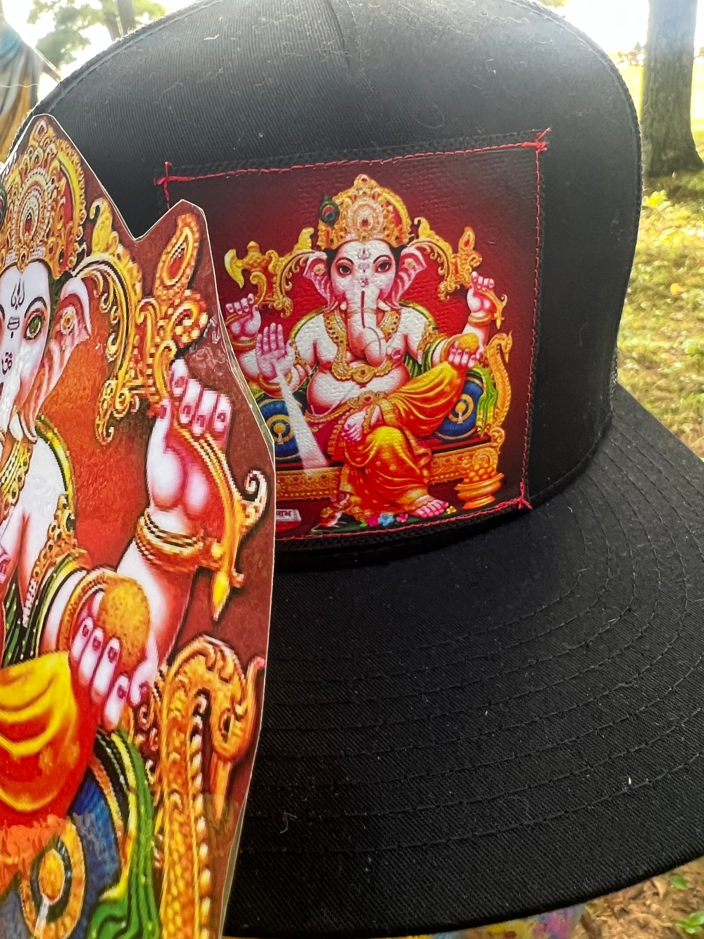Ganesha High-Profile Hat (black)