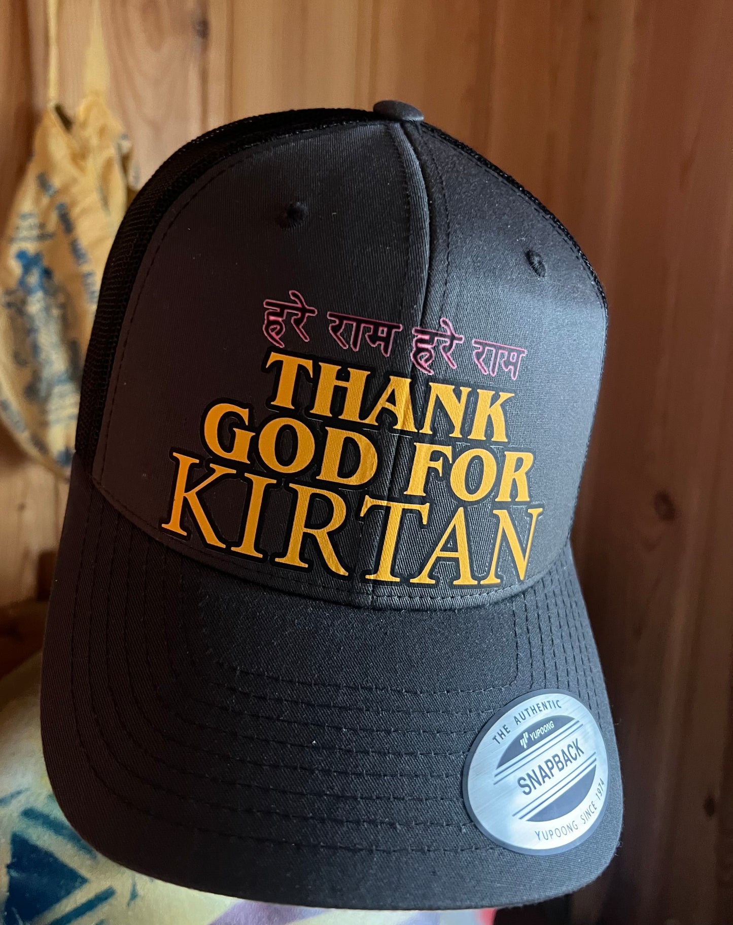 Thank God for Kirtan 6-Panel Mid-Profile Hat (grey)