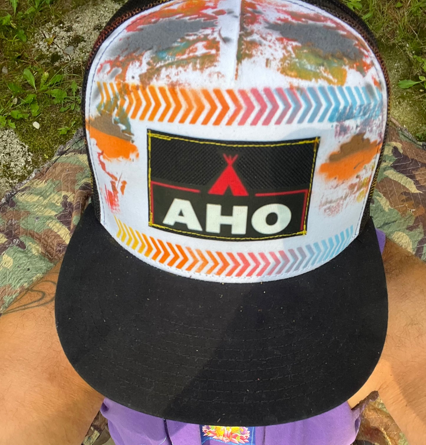 Aho Mitakiyusin High-Profile Trucker Hat