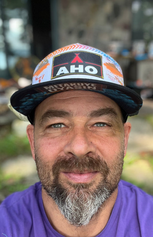 Aho Mitakiyusin High-Profile Trucker Hat